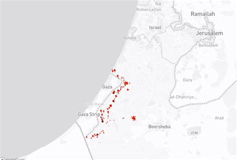 Interactive Map Depicts Scale of Hamas Oct 7 Atrocities on Israeli-Gaza ...