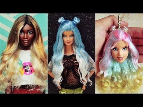 10 Hair Hacks And Hairstyles Every Girl Should Know - YouTube | Barbie hairstyle, Barbie hair ...