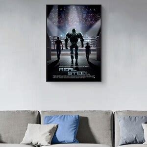 Real Steel Movie Poster High Quality Decorative Canvas Prints Bedroom ...