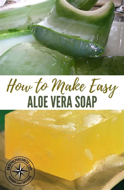 How to Make Easy Aloe Vera Soap