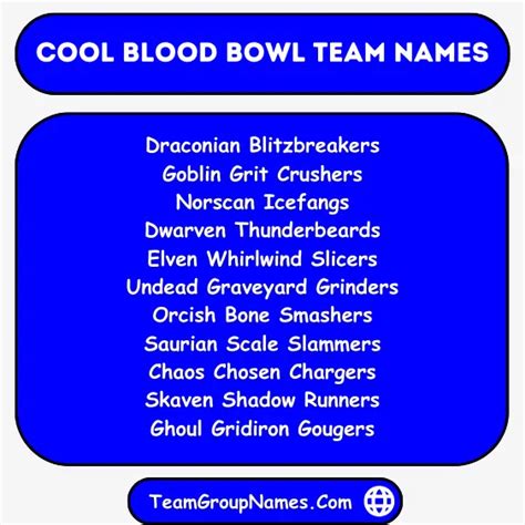 450+ Blood Bowl Team Names (Cool and Catchy Ideas)