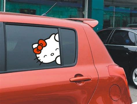 Hello Kitty Car Decal Stickers Car Window Decals Window Graphics | products | Pinterest | Hello ...