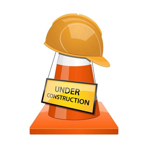 Under construction zone vector design illustration isolated on white background 1844247 Vector ...