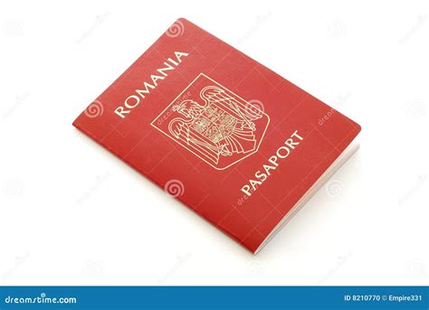 Romanian Passport Stock Photo - Image: 8210770