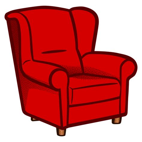 Furniture clipart comfy chair, Furniture comfy chair Transparent FREE for download on ...