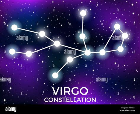 Virgo cluster of galaxies Stock Vector Images - Alamy