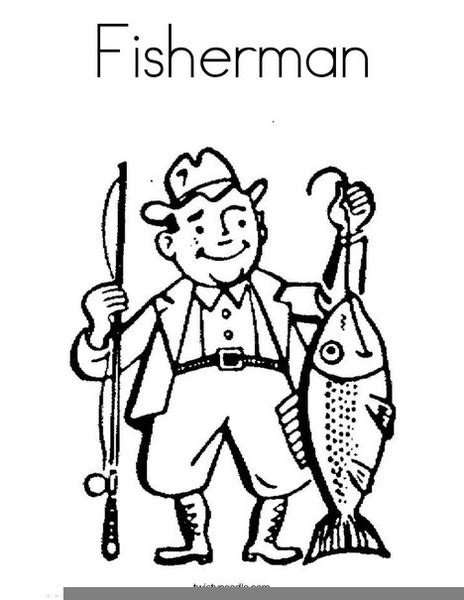 Fisherman Clipart Black And White | Free Images at Clker.com - vector ...