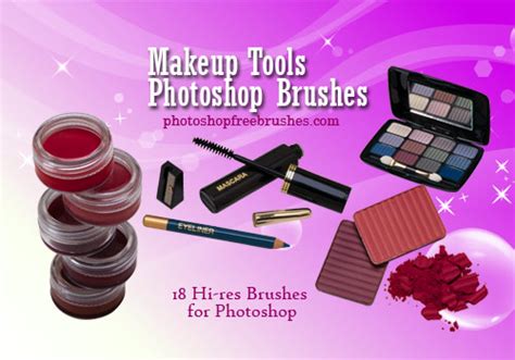 18 Makeup Tools Photoshop Brushes | PHOTOSHOP FREE BRUSHES