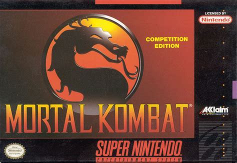 Mortal Kombat cover or packaging material - MobyGames