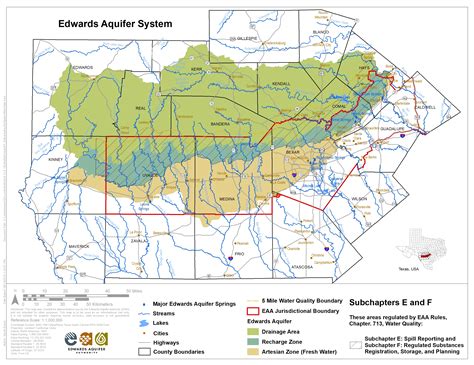 Edwards Aquifer Authority › Maps - Edwards Aquifer Authority