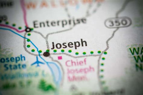 Joseph Oregon Map | Visit Oregon