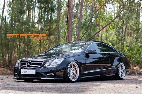 Mercedes Benz E550 Coupe | SF03 Brushed Silver – Stance Wheels