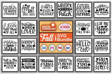 Fall Quotes SVG Bundle Bundle · Creative Fabrica