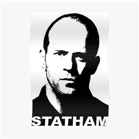 "Jason Statham" Poster for Sale by Hoorahville | Redbubble