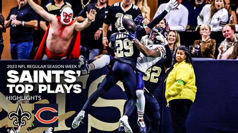 Week 9 Highlights: Saints' Top Plays vs. Chicago Bears