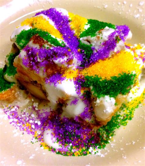 Cajun Delights: King Cake Bread Pudding + More Mardi Gras Faves