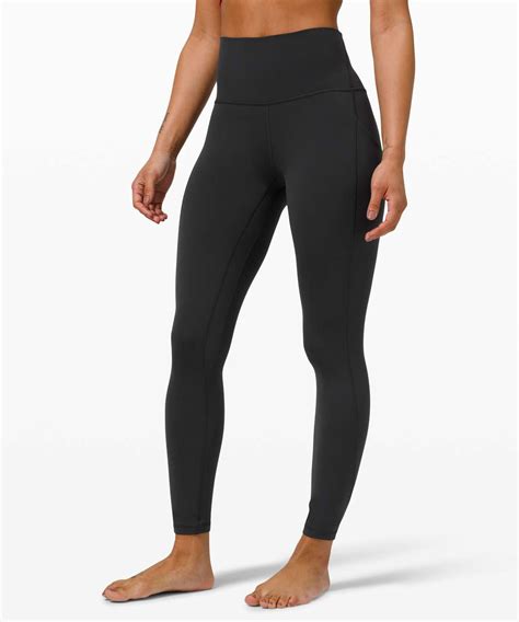 Lululemon Align High Rise Pant with Pockets 25" - Black - lulu fanatics