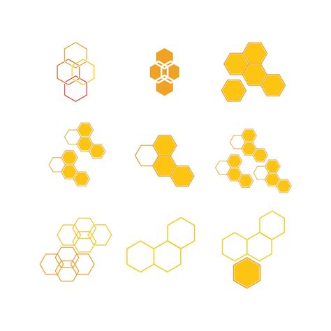 honeycomb logo illustration 3526935 Vector Art at Vecteezy