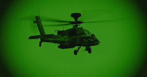 Night Vision Footage Of Ah-64 Apache Attack Stock Footage SBV-311846350 ...