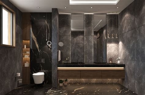 Modern Bathroom scene 3D model | CGTrader