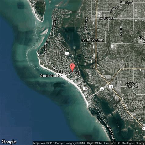 Siesta Key Beach Florida Map - Printable Maps