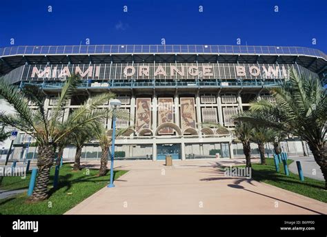 Orange Bowl Stadium,Little Havana neighborhood Stock Photo - Alamy