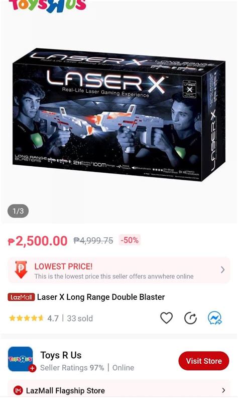 Laser X gun and vest, Hobbies & Toys, Toys & Games on Carousell