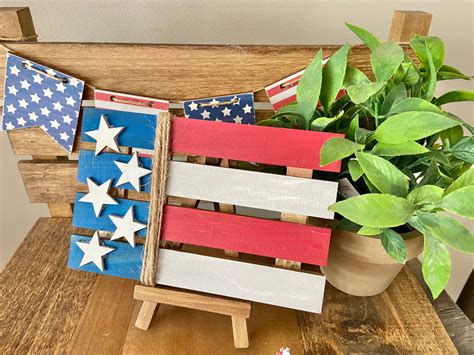 DIY Mini Pallet Sign - American Flag – My Home Matters LLC