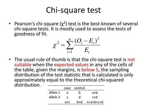 PPT - Chi-square test PowerPoint Presentation, free download - ID:768344