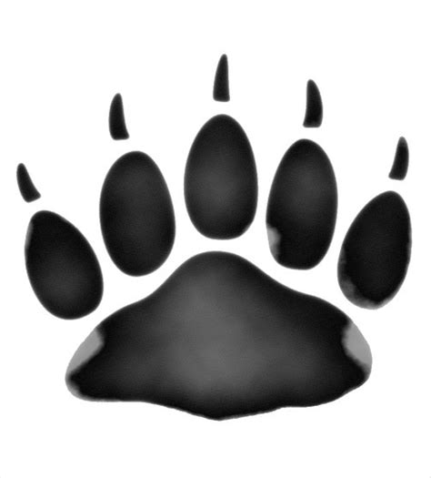 Polar Bear Feet Clipart - Draw-lab