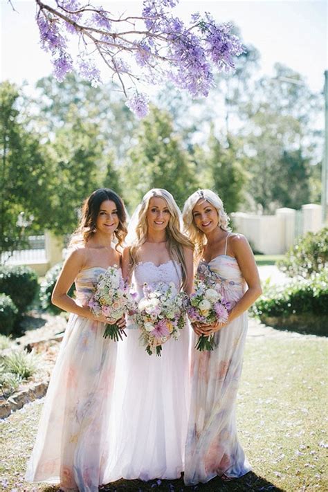 Floral Bridesmaid Dresses are the Latest Trend in Wedding Party Attire