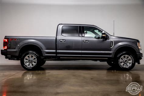 2022 Ford Super Duty F-250 Srw Platinum 75 Miles Carbonized Gray ...