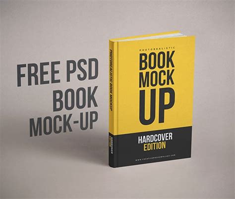 70+ Free Hardcover & Paperback Book Mockup PSD Files