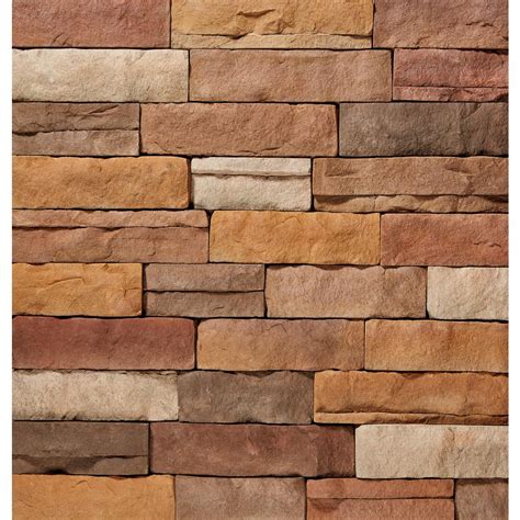 ClipStone 12 in. x 4 in. Manufactured Stone Ledgestone Sand Flat Siding (5 sq. ft. Pack)-CSM.11. ...