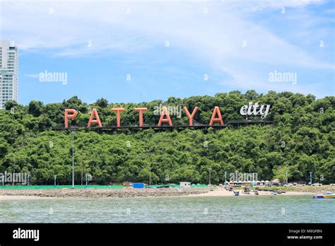 Pattaya City Sign Board Stock Photo - Alamy