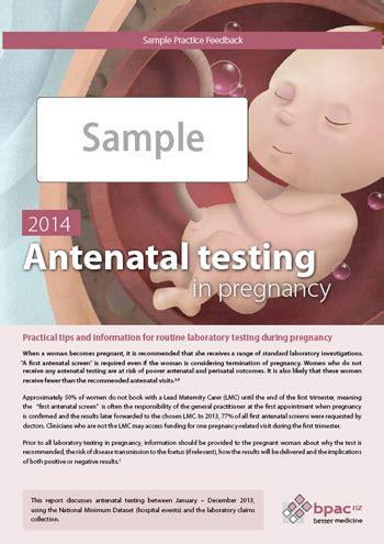 Antenatal testing in pregnancy - Report bpacnz