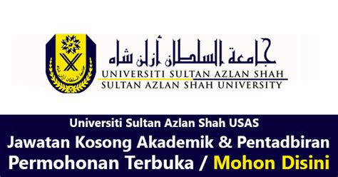 Logo Universiti Sultan Azlan Shah Png