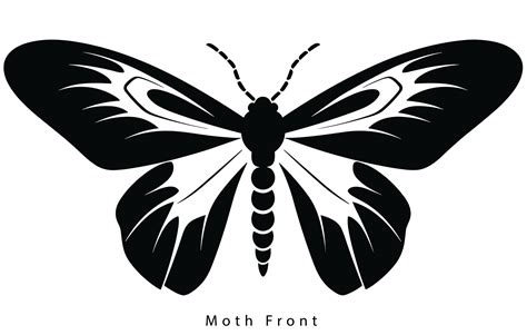 Monarch butterfly silhouette. Vector illustration 35231212 Vector Art at Vecteezy