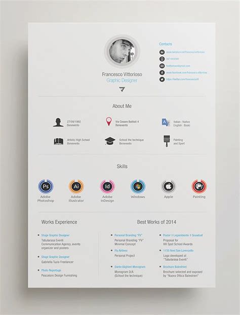 Resume Templates Adobe Indesign - Resume Templates | Indesign resume template, Resume design ...