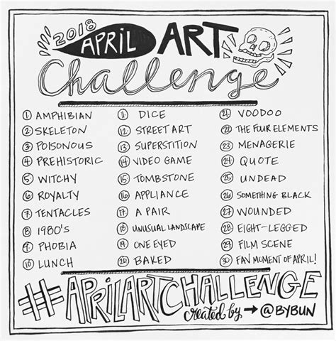 Drawing Challenge Template