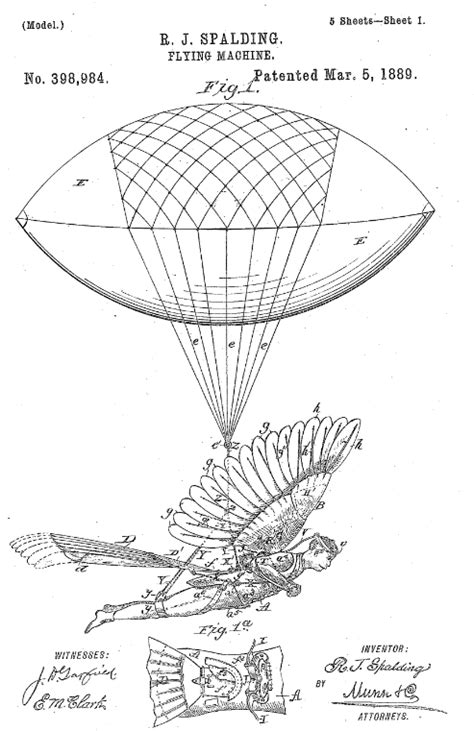 Early Flying Machine Patents