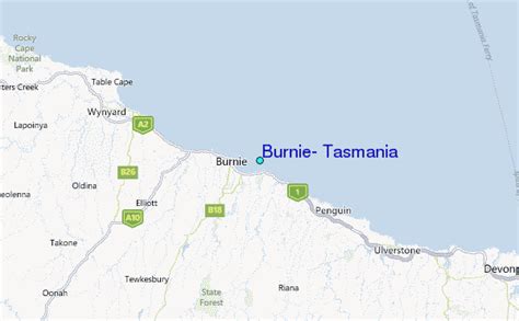 Burnie, Tasmania Tide Station Location Guide