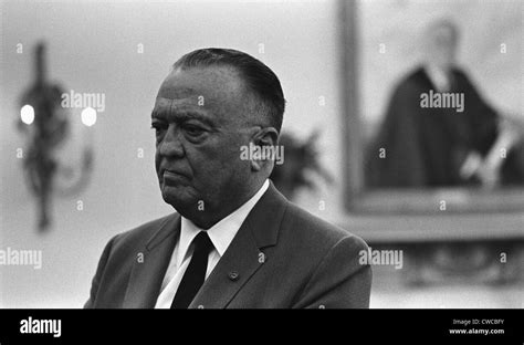 FBI Director, J. Edgar Hoover, in an Oval Office meeting on July 24 ...