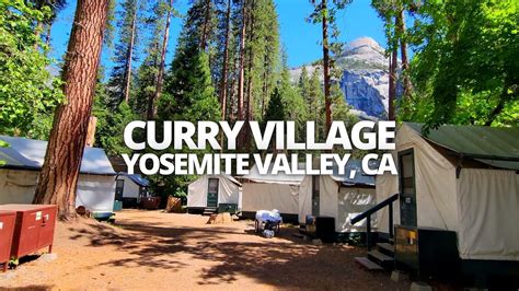 Exploring Curry Village in Yosemite Valley, California USA Walking Tour ...