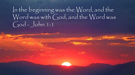 In the Beginning was the Word – Simple Faith