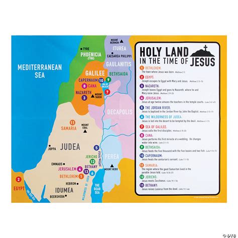 Jesus Holy Land Map - Discontinued