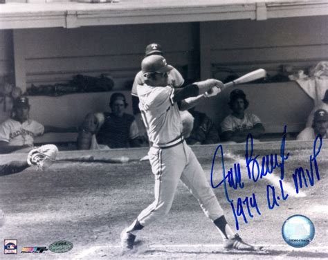 Jeff Burroughs Signed Rangers 8x10 Photo Inscribed "1974 A.L. MVP" (Schwartz COA) | Pristine Auction