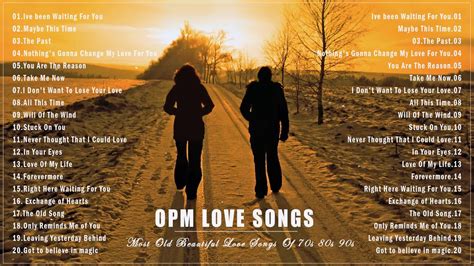 OPM NON STOP LOVE SONGS - Sleeping Old Love Songs Collection | Moira ...