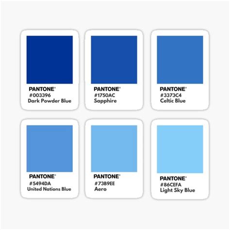 Blue Pantone Color Swatch Pantone Color Swatch Swatch | Images and Photos finder