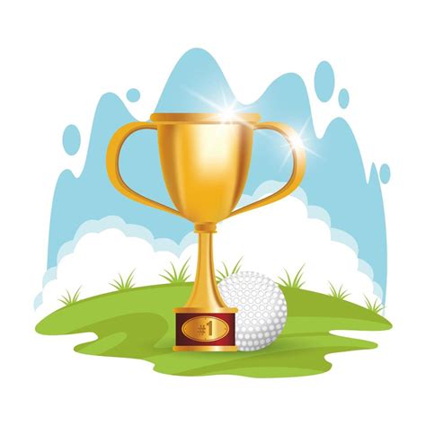 Golf Trophy Vector Art, Icons, and Graphics for Free Download